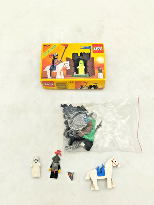 LEGO 6034 Black Monarch's Ghost BOX OVP Castle Ritter Black Knights 6086 Pferd