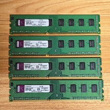 Kingston KVR 8GB 4x2GB DDR3 PC3-10600U 240-Pin DIMM Non-ECC RAM