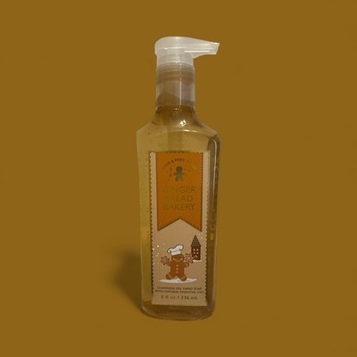 1 New GINGER BREAD BAKERY BATH & BODY WORKS CLEANSING GEL HAND SOAP WASH