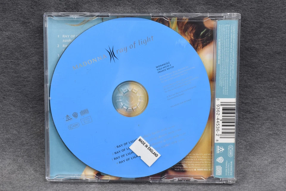 Madonna – Ray Of Light CD Maxi Single W0444CD2 VG Import Europe 1998 - Image 2 of 4
