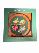 Masters 2026 Smathers & Branson Coasters Set of 4 Augusta Needlepoint NWT