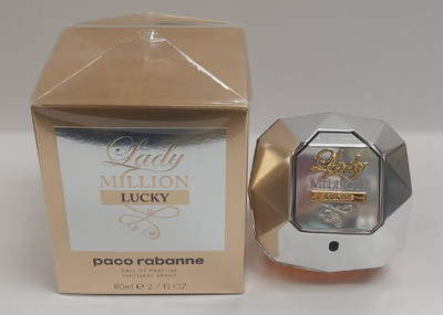 Lady Million Lucky EDP 2.7 FL OZ / 80 ML Paco Rabanne Natural Spray New in Box