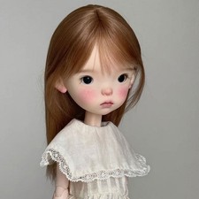 Full set BJD 1/6 Bare Doll Resin Ball Joint Eyes Face Makeup Girl Landoudou Toys