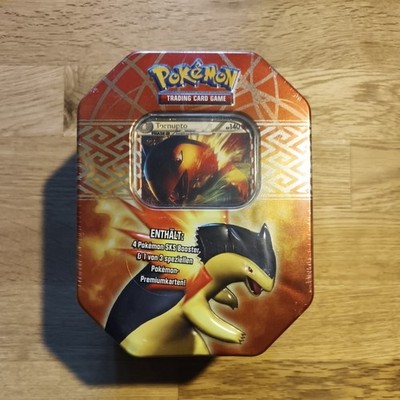 Pokémon Tornupto 2010 Heart Gold Soul Silver Tin Factory Sealed DEUTSCH
