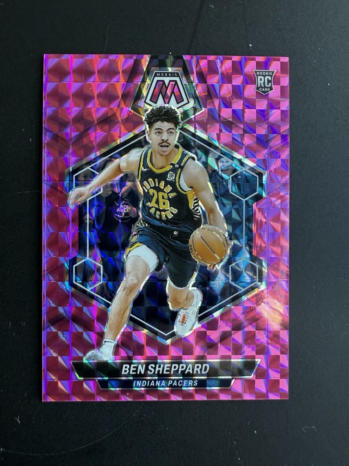 2023-24 Panini Mosaic Ben Sheppard - Pink /149 Rookie Indiana Pacers #244