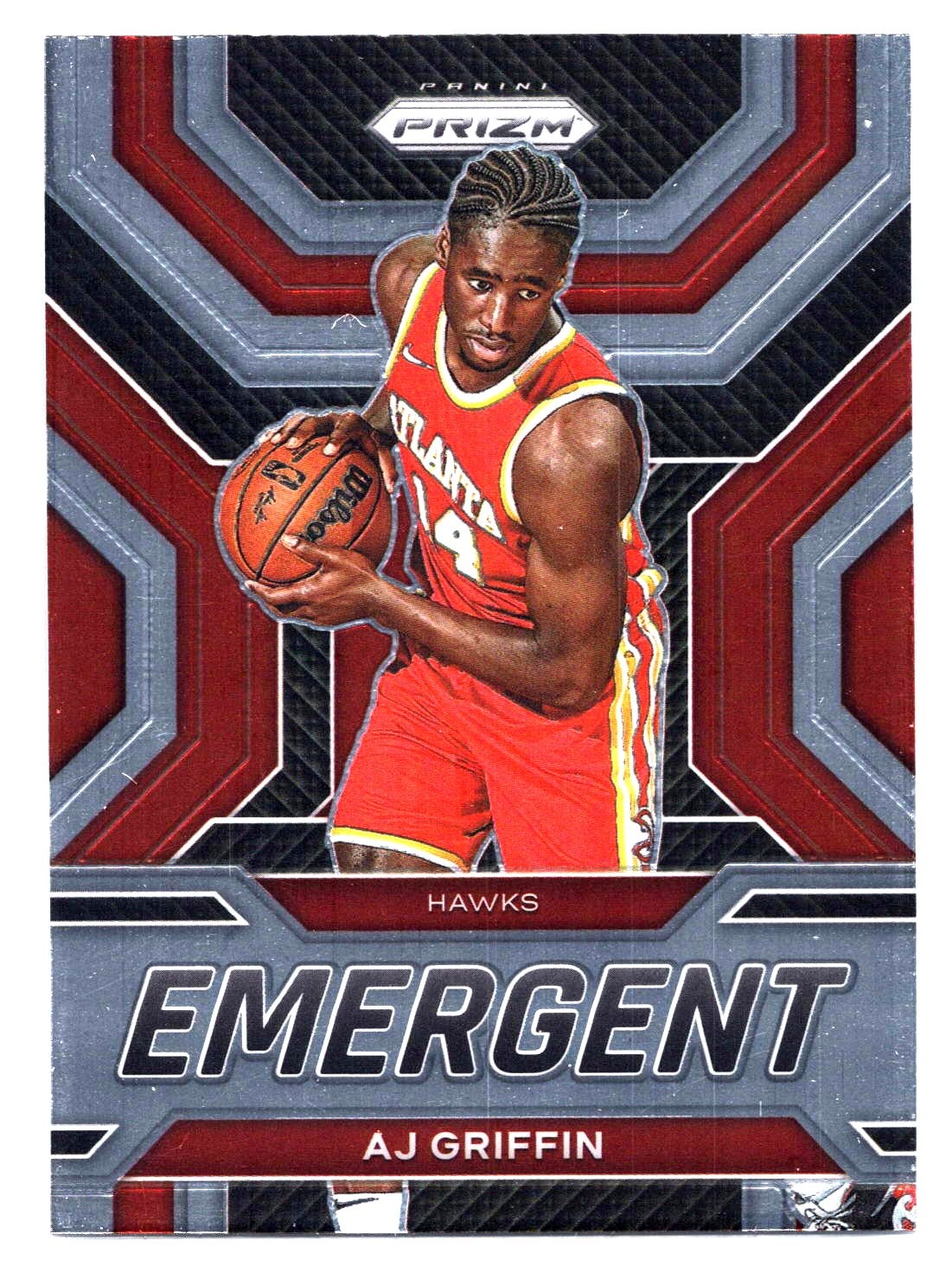 2022-23 Panini Prizm #6 AJ Griffin Emergent Prizms Silver