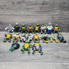 TMNT TEENAGE MUTANT NINJA TURTLES LOT OF 18 FIGURES Vintage 90s