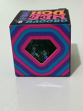 Rare mini BLUE Glitter Schylling Groovy NeeDoh Jewel Super Sparkly Squish