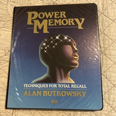 Power Memory Techniques Alan Butkowsky 6 Cassette Set Nightingale Conant RARE