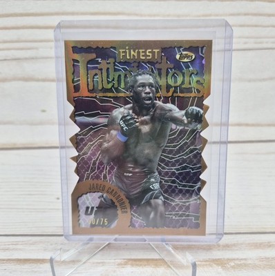 Jared Cannonier 2024 Topps Finest INTIMIDATORS die Cut Refactor /75 - 30/75