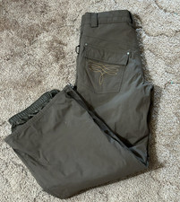 Burton Snowboard Skiing Pants Girls Large Brown Nylon Pocket Outdoor