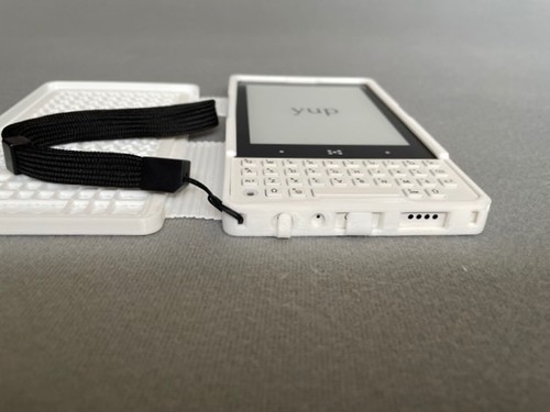 Funda abatible mínima para teléfono - blanca (impresa en 3D) - Imagen 11 de 11