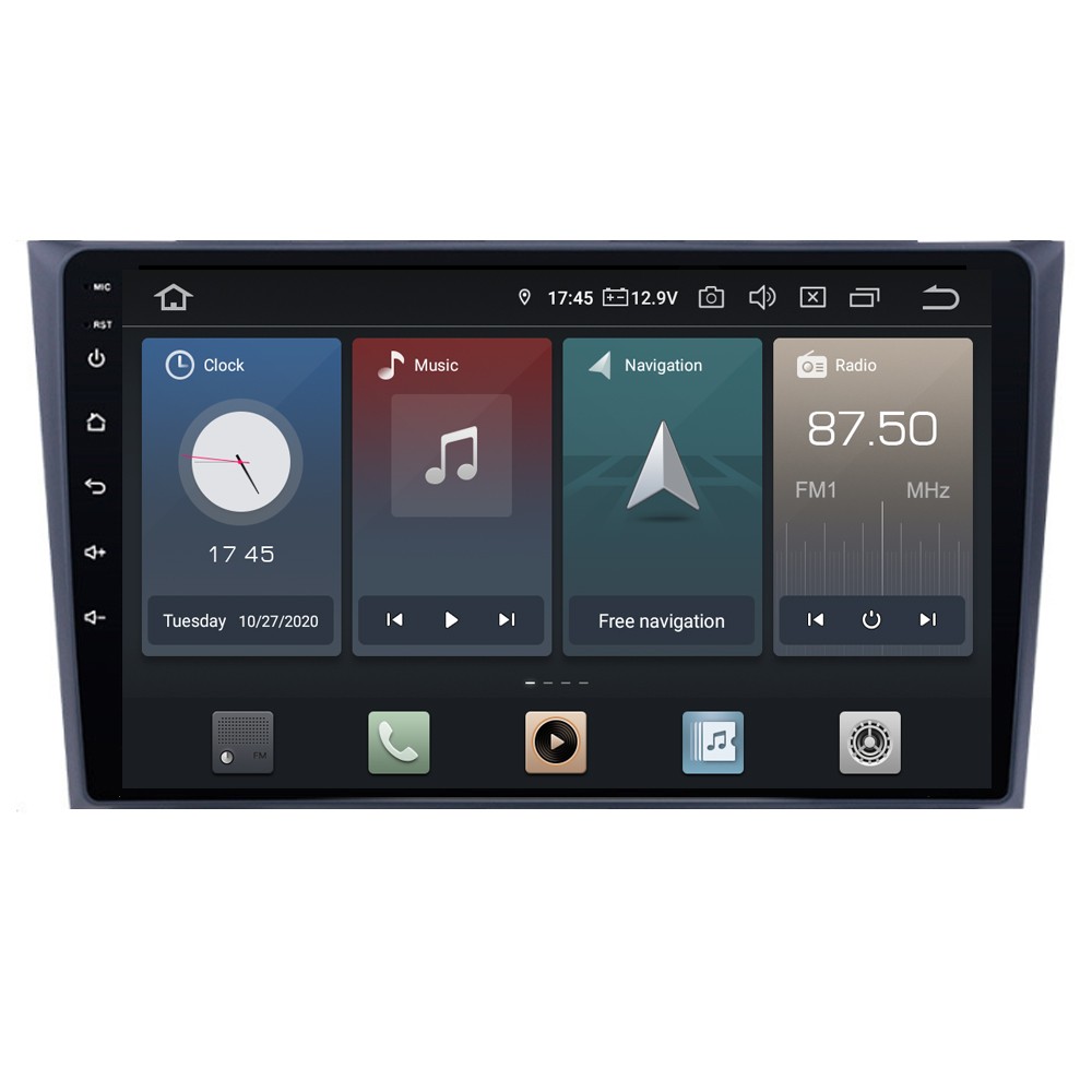 For Honda CR-V 07-11 9"" Touchscreen Android GPS Navigation CarPlay AndroidAuto