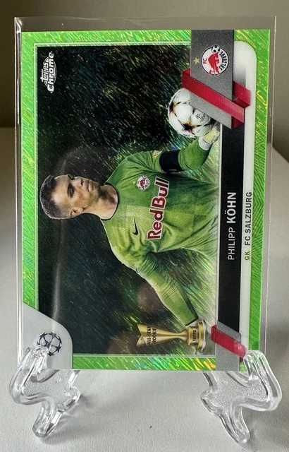 2022-23 Topps Chrome UEFA CC Philipp Kohn Green Shimmer /399 #92