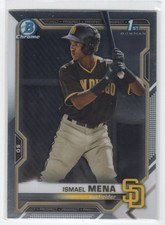 2021 Bowman Chrome Prospects 1st * Ismael Mena San Diego Padres #BCP-36