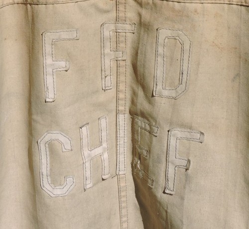 Vtg Fire Chief Turnout Coat Farmington CT Fire Dept - made in 1974?