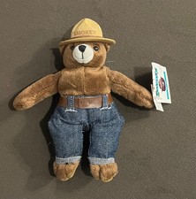 Vintage Smokey Bear Plush 2000 Kids Preferred Inc 6 inches with tags