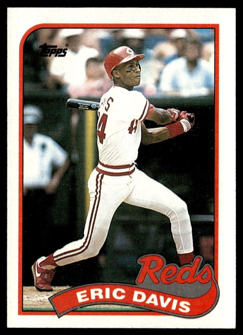 1989 Topps Eric Davis Cincinnati Reds #330