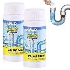 Wild Tornado Pipe Dredge, Powerful Sink and Drain Cleaner Powder, Wild...