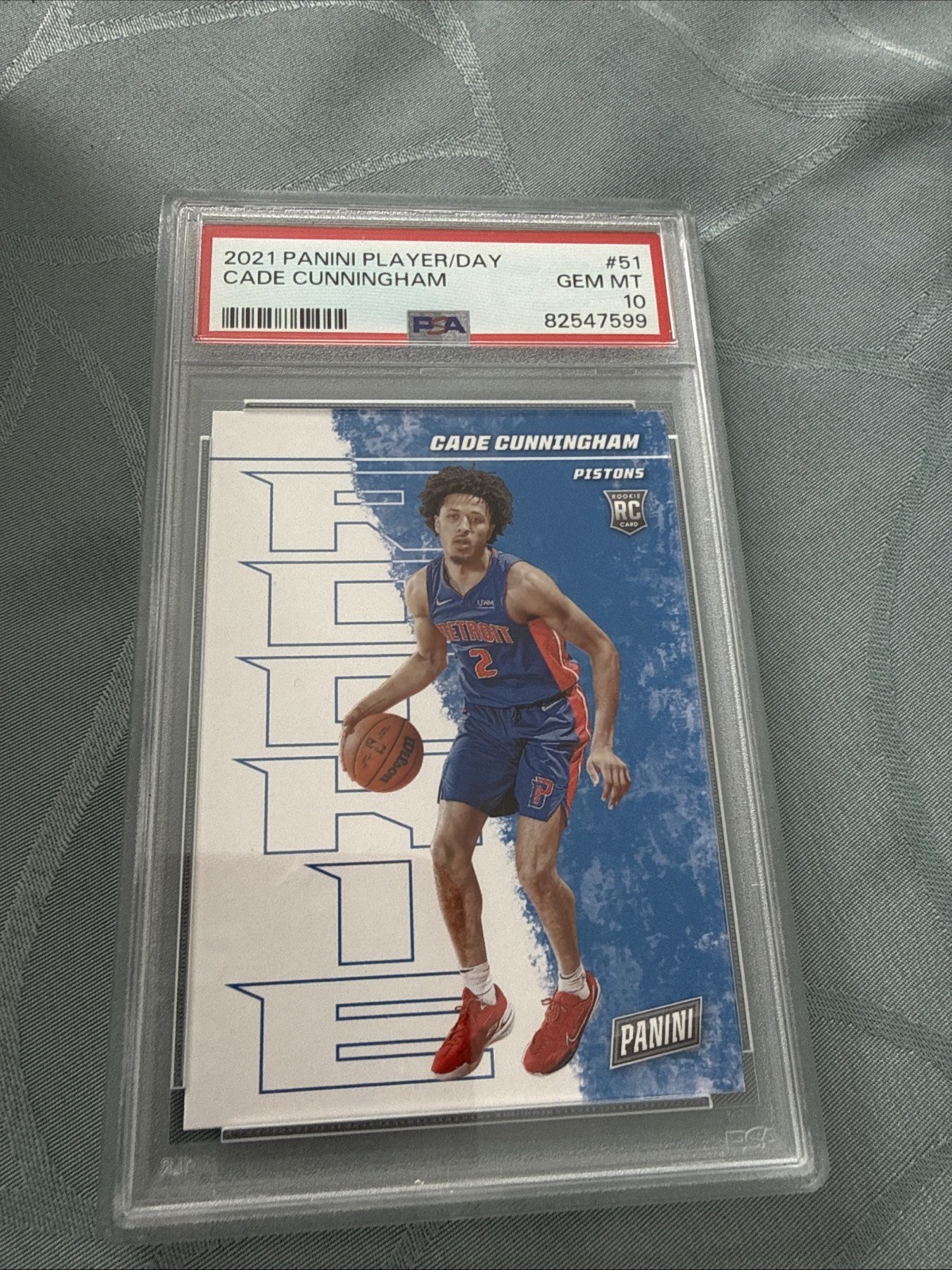 2021 panini player cade psa 10