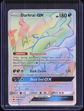 Darkrai GX 158/147 Rainbow Rare Burning Shadows Pokemon Holo Near Mint on eBay
