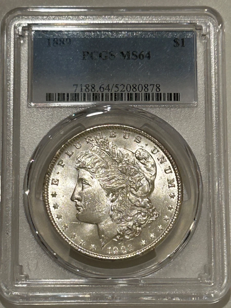 MS 64 Graded 1889 Year Morgan US Dollars (1878-1921) for sale | eBay