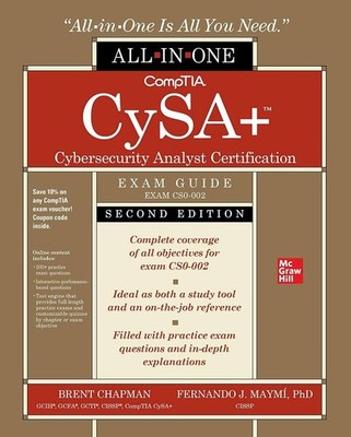 BRAND NEW Comptia Cysa+ : Cybersecurity Analyst Certification: Exam Guide