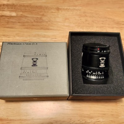 TTartisan 17mm F1.4 APS-C Wide Angle Manual Lens for FX mount never used