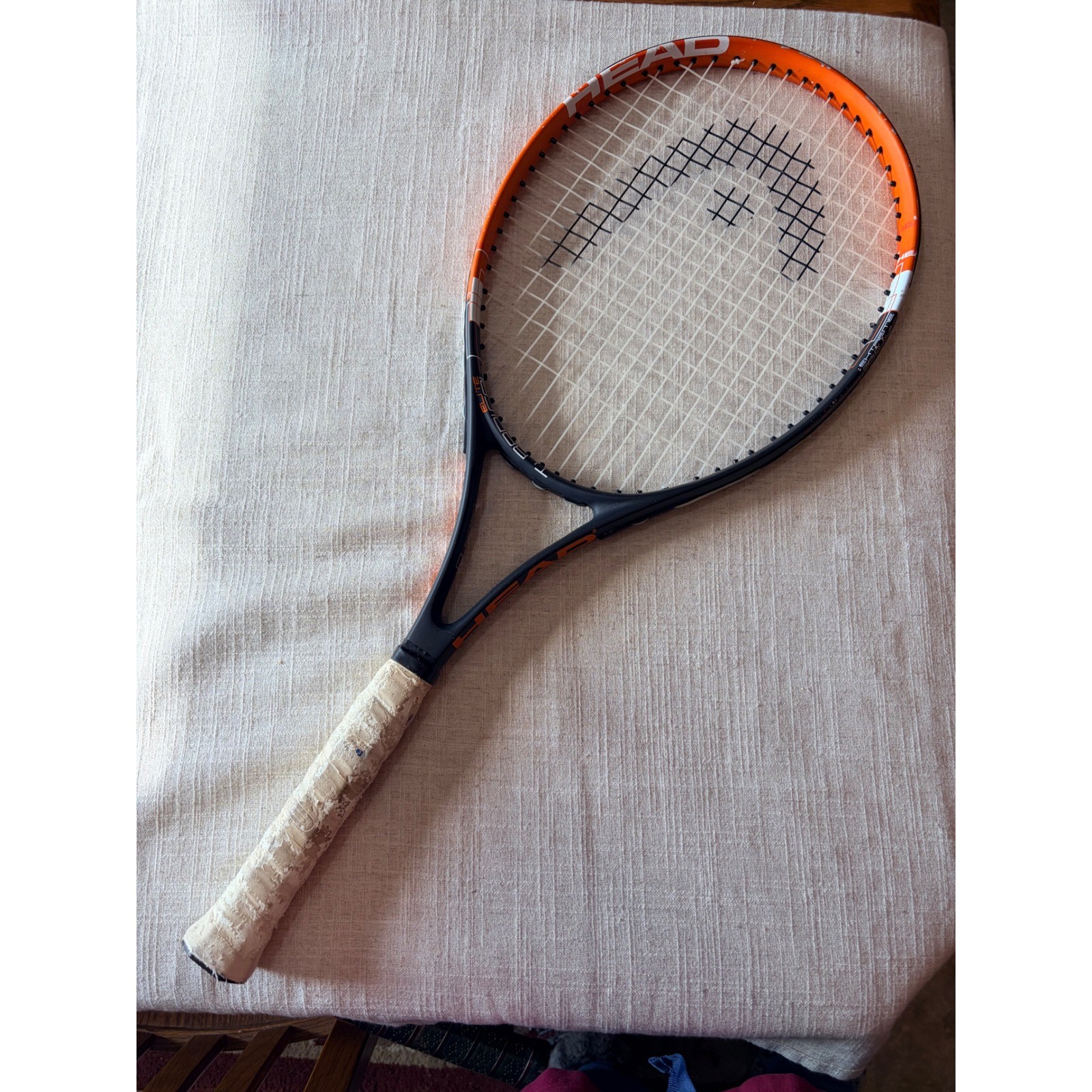 HEAD Ti Radical Elite Tennis Racquet Black Orange Graphene T