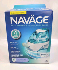 Navage Nasal Care Saline Irrigation Multi User Kit Nose Cleaner 30 SaltPods NIB