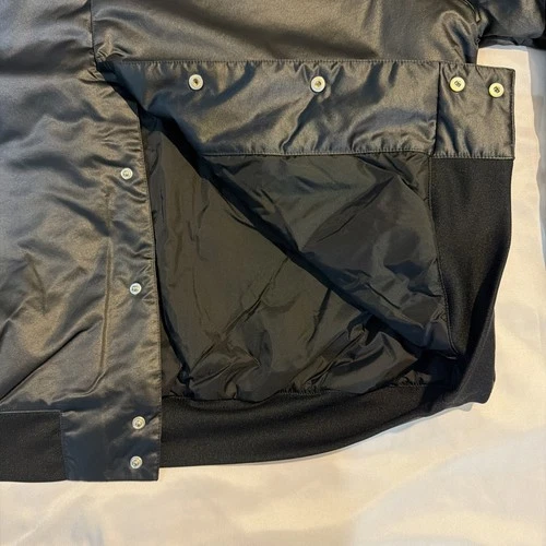 $150 Nike Air Jordan Bomber Jacket IF1947‑010 Men’s Sz L Black Lifestyle image 8