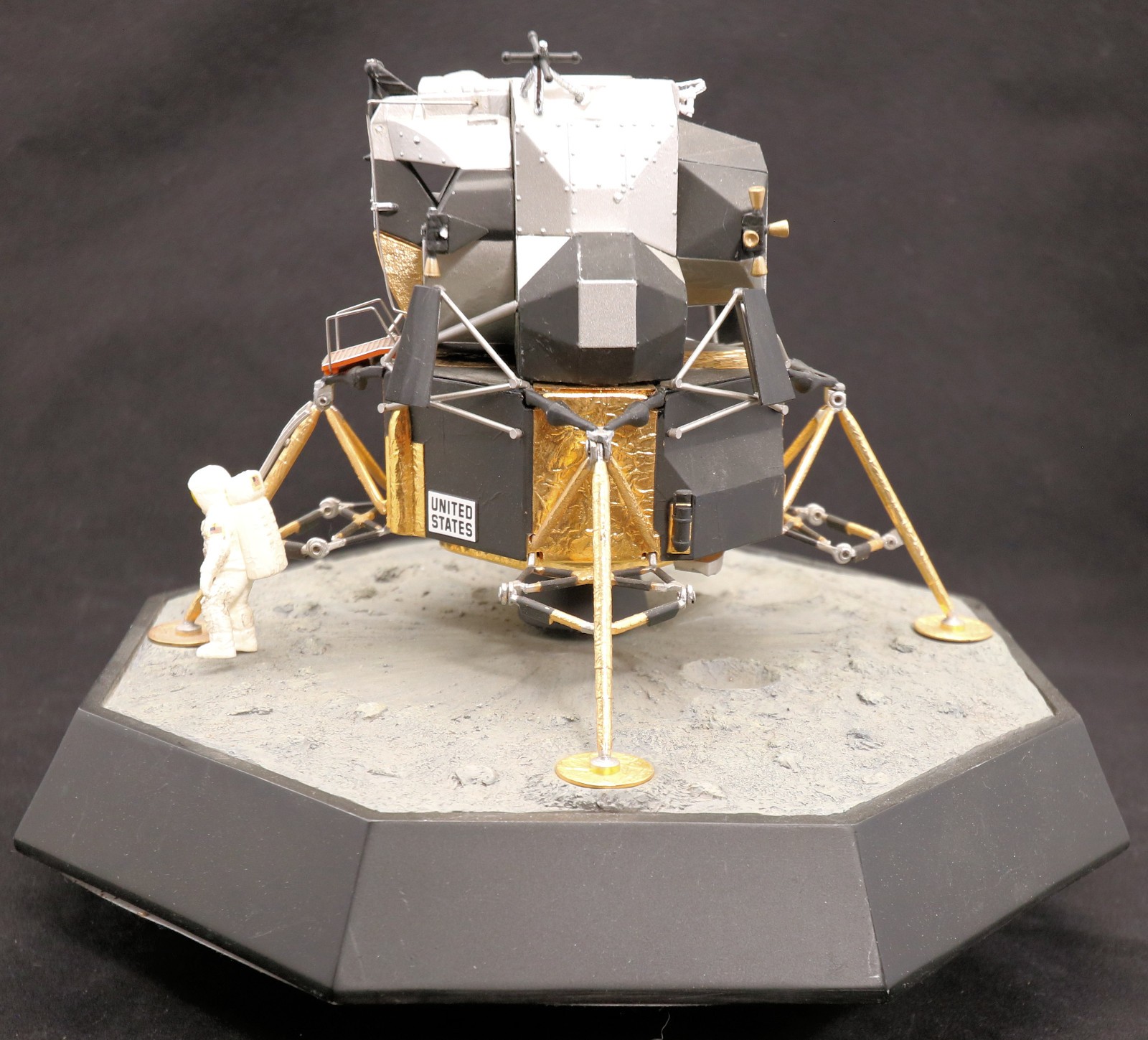 Franklin Mint Apollo 11 XI First Lunar Moon Module NASA with Two ...