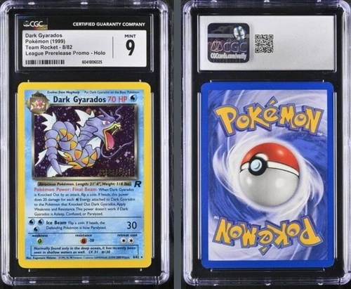 CGC 9 MINT Dark Gyarados Team Rocket 8/82 Holo Prerelease Promo Pokemon Card 025