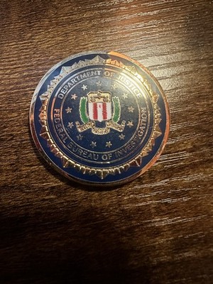 FBI Special Agent In Charge Recognition of Excellence Challenge Coin