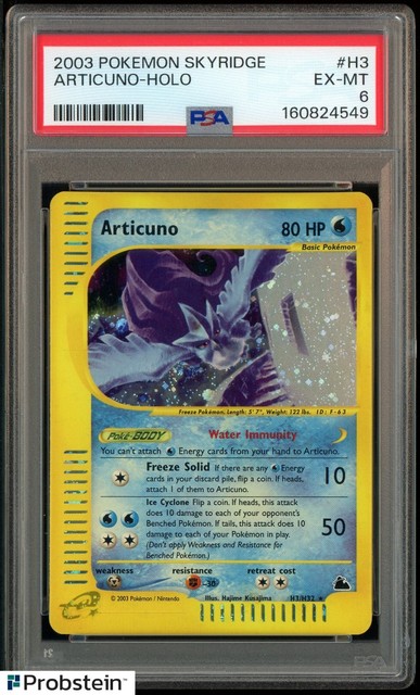 Articuno #H3 (Skyridge (2003))