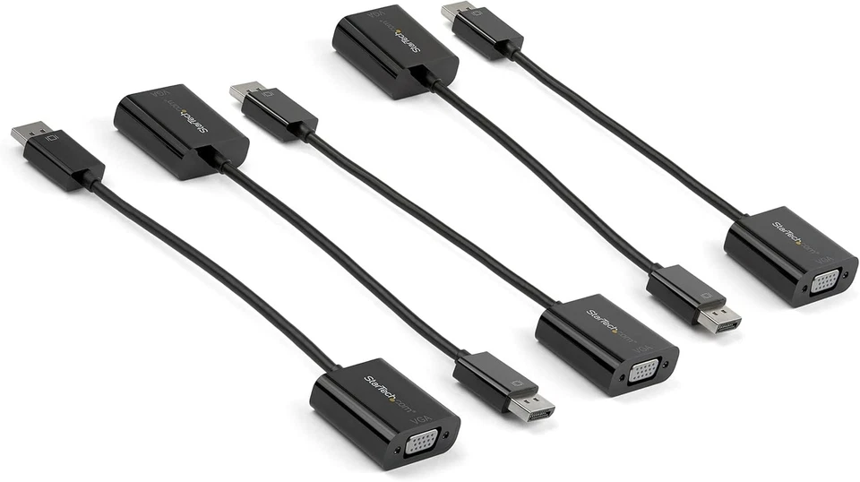 StarTech.com 5-Pack DisplayPort to VGA Adapter - 1.2 Black - Image 2 of 4