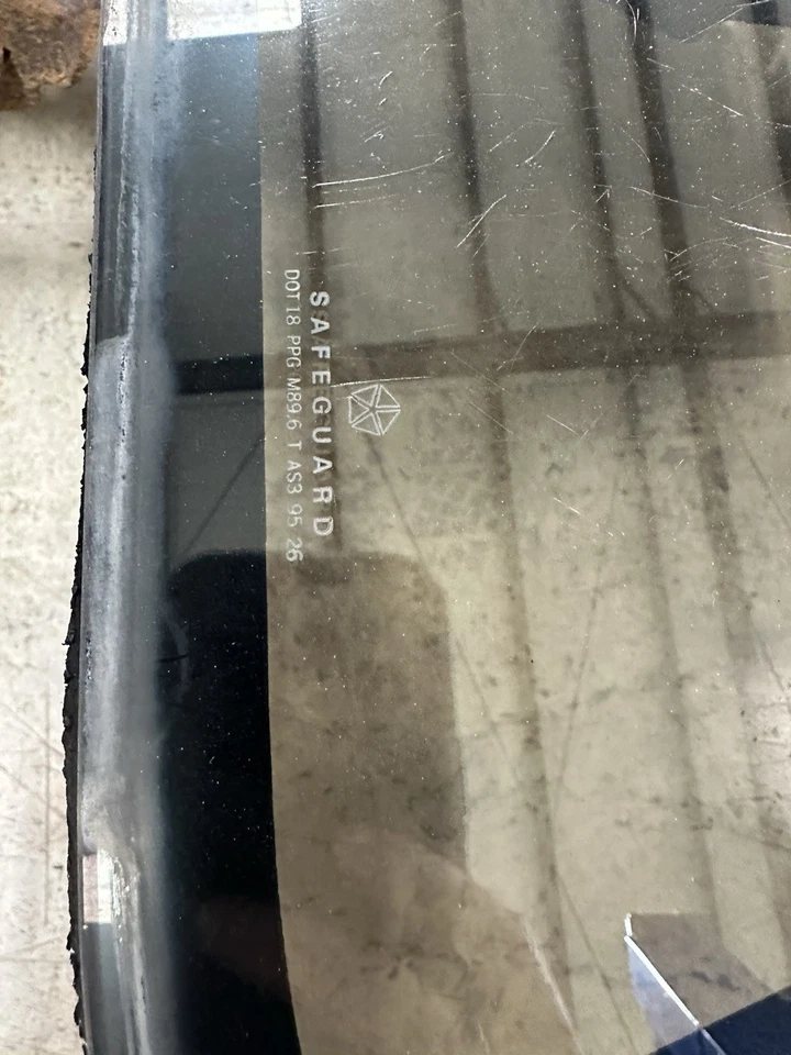 Dodge Ramcharger 86 Rear Quarter Panel Window Glass Left Right OEM - Image 3 of 4