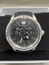 Watch Technomarine TM-719022 Sea Men 42 MM Stainless steel Black Silicone Strap