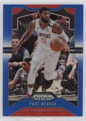 2019-20 Panini Chronicles Prizm Update Blue 77/99 Paul George #503 11r0