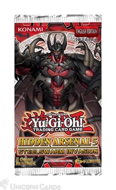 YuGiOh! Hidden Arsenal 5 1st Edition Booster Pack x1