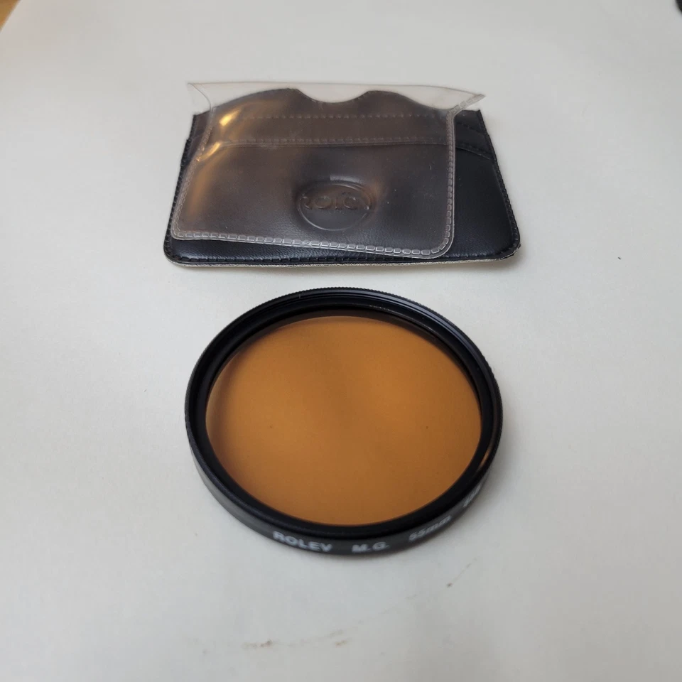 Rolev M.G. 55mm Green, M.G. 55mm 85B, Magi-Pol 49mm Black filter- Set of 3 - Image 4 of 4