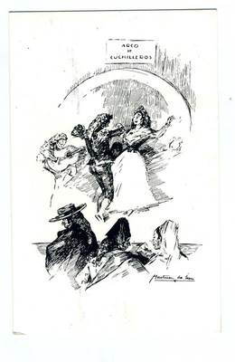 TABLAO FLAMENCO Arco De Cuchilleros  Menu Madrid Spain 