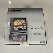 Garmin nüvi 200 GPS Navigator w/ Box & Accessories US Maps Portable Navigation