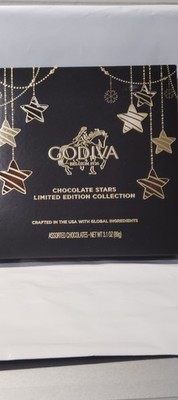 Godiva Holiday Stars Collection Gift Box Festive Star Shaped Chocolates BB 06/26