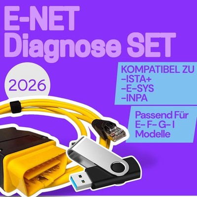 BMW OBD2 Diagnose Codieren Set komp. zu ISTA+ INPA E-Sys Rheingold ENET E F G I