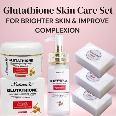 natura white glutathione capsule benefits Intensive Whitening Glutathione Face Cream Brightening Serum Face Soap Skin  Care