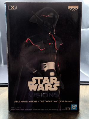 STAR WARS VISIONS   THE TWINS Am with Helmet Figure Banpresto  