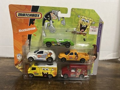 2008 Matchbox 5-Pack Nickelodeon SpongeBob, Avatar, Jimmy Neutron, Danny Phantom
