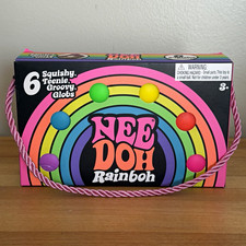 NeeDoh Rainbow Groovy Globs 6-Pack
