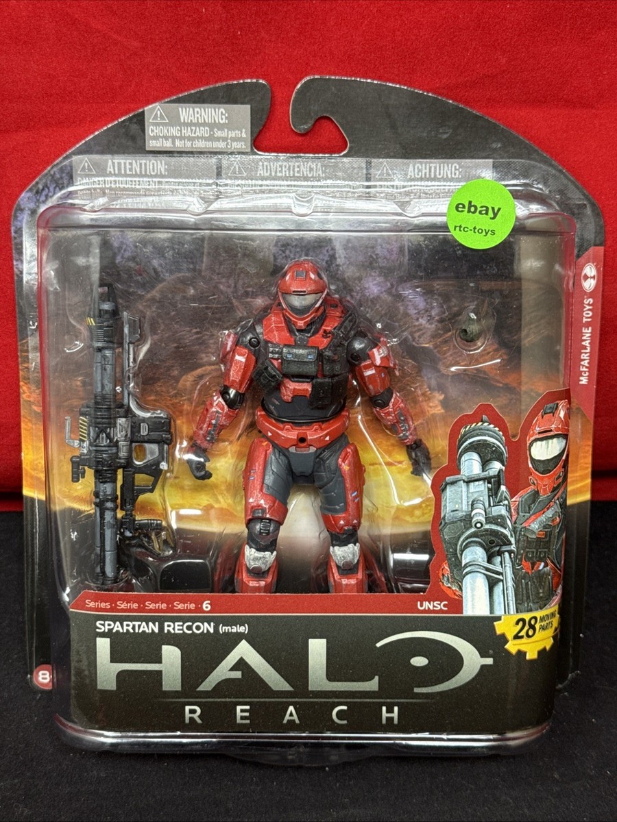 McFarlane Halo Reach Spartan Recon RED Series 6 Target Exclusive